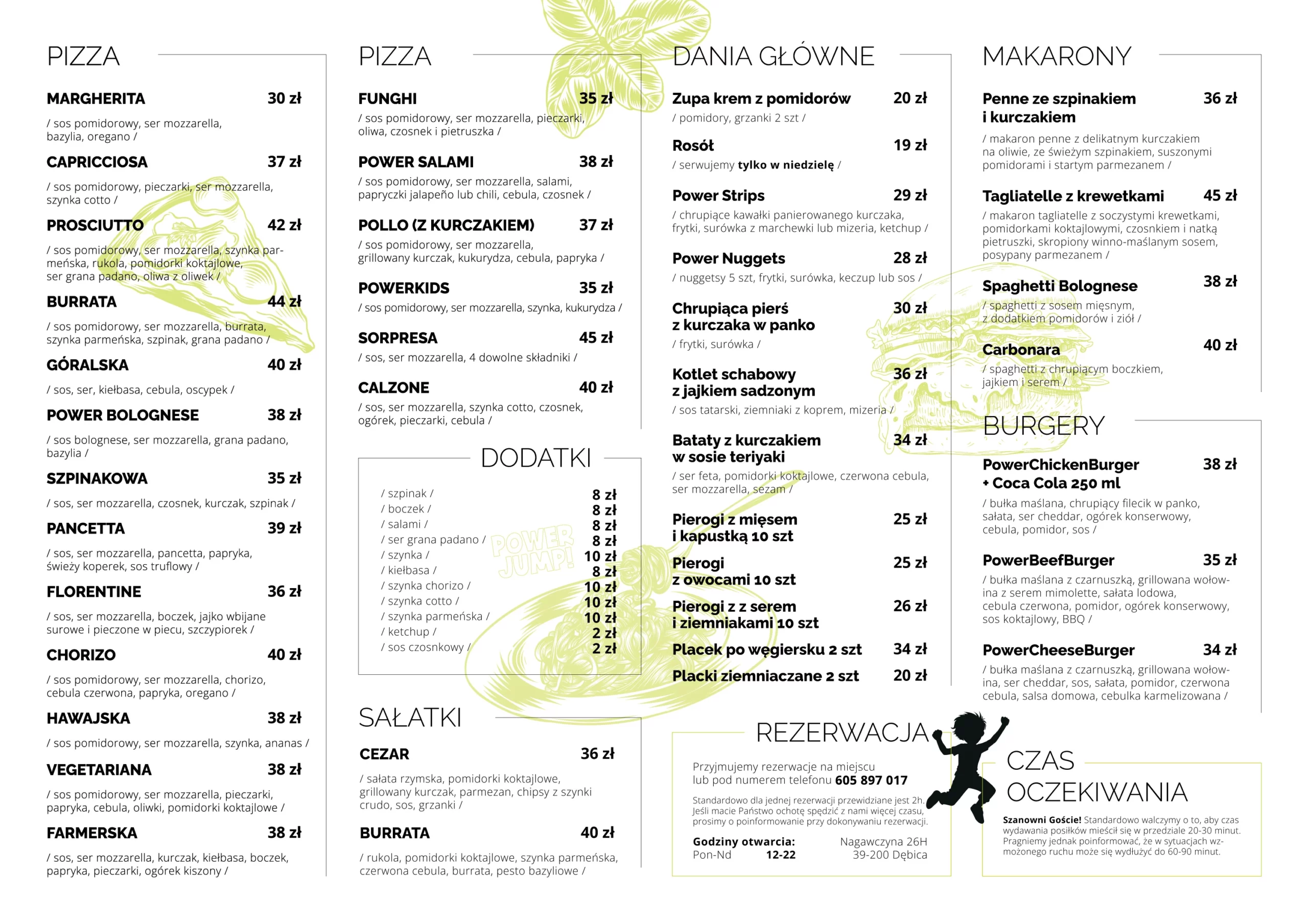 POWER JUMP Restauracja